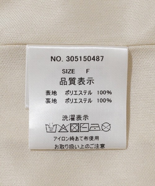 flower（フラワー）の「プードルキャミワンピース（ワンピース・レディース・ブラック/アイボリー・FREE）」の8枚目の写真