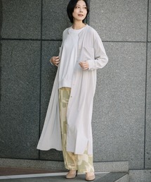 Munich | シルキーリライムクロスシャツワンピース(シャツワンピース)