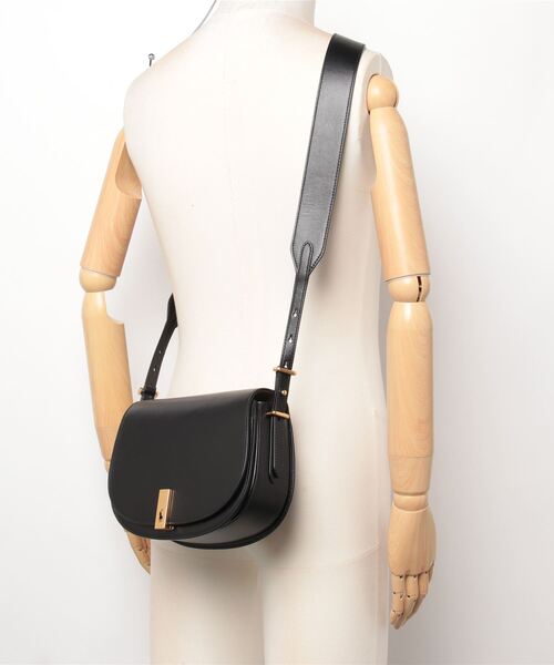Polo ID レザー サドル バッグ（ショルダーバッグ）｜POLO RALPH