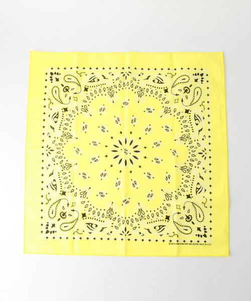 Another Edition(アナザーエディション)の「◆HAV A HANK◆バンダナ/HAV A HANK BANDANNA(バンダナ/スカーフ・レディース・ホワイト/ダークグレー/レッド/ネイビー/ベージュ/その他1/グレー/ワインレッド/イエロー/ライトグレー/ケリー・フリー)」の9枚目の写真