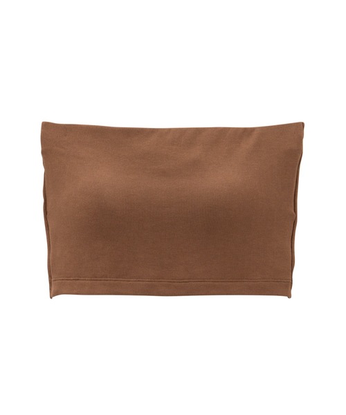 YU'NOW（ユナウ）の「カジュアルリブチューブブラ（チューブトップ・レディース・ブラウン/ブラック・M/L）」の6枚目の写真