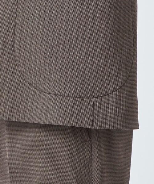 green label relaxing（グリーンレーベルリラクシング）の「A+ ピンチェック スタンダード 2B ジャケット -ウォッシャブル・ストレッチ・防シワ-（テーラードジャケット・メンズ・ブラウン/ネイビー・L/XL/XS/S/M）」の19枚目の写真