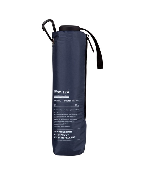 IZA(イーザ)の「IZA【耐風】 完全遮光100% メンズ 日傘 折りたたみ 晴雨兼用 Wpc. WIND RESISTANCE(折りたたみ傘・レディース・ネイビー/ベージュ/ブラック/オフホワイト/グレー/シルバー/ホワイト×ブラック/ベージュ系その他/ホワイト×ライトグレー・FREE)」の8枚目の写真