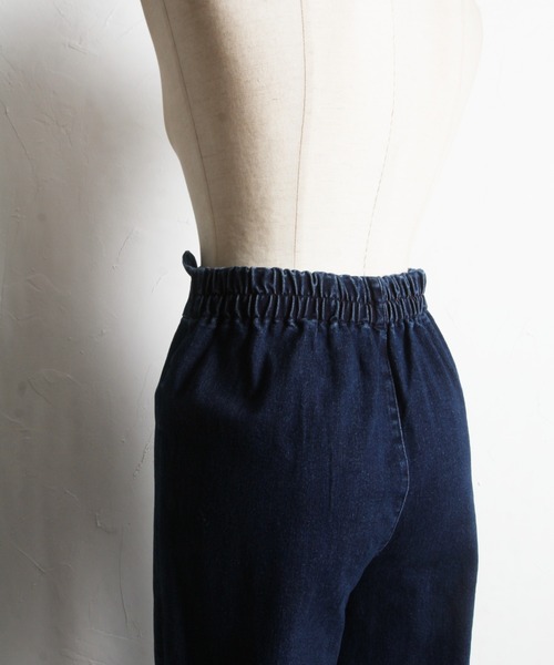 tocco closet（トッコ　クローゼット）の「裾パール付きウエストスカラップカットパンツ（その他パンツ・レディース・ブルー/ブラック・M）」の18枚目の写真