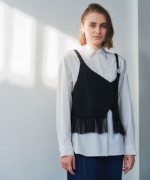 Editt by YECCA VECCA | 【2点SET】ビスチェSETシャツ(Tシャツ/カットソー)