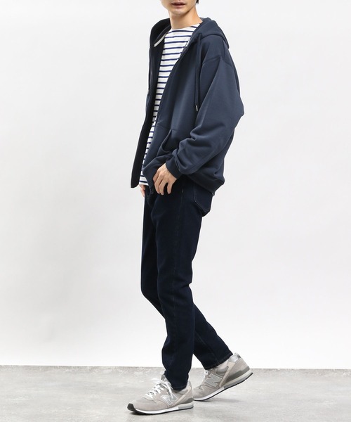 GLOBAL WORK Smile Seed Store(グローバルワーク スマイルシードストア)の「ドライ裏毛ジップパーカー/984043(パーカー・メンズ・グレー/ネイビー/ブラック・SMALL/MEDIUM/X-LARGE/LARGE)」の17枚目の写真