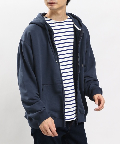 GLOBAL WORK Smile Seed Store(グローバルワーク スマイルシードストア)の「ドライ裏毛ジップパーカー/984043(パーカー・メンズ・グレー/ネイビー/ブラック・SMALL/MEDIUM/X-LARGE/LARGE)」の20枚目の写真