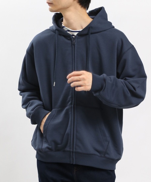 GLOBAL WORK Smile Seed Store(グローバルワーク スマイルシードストア)の「ドライ裏毛ジップパーカー/984043(パーカー・メンズ・グレー/ネイビー/ブラック・SMALL/MEDIUM/X-LARGE/LARGE)」の21枚目の写真