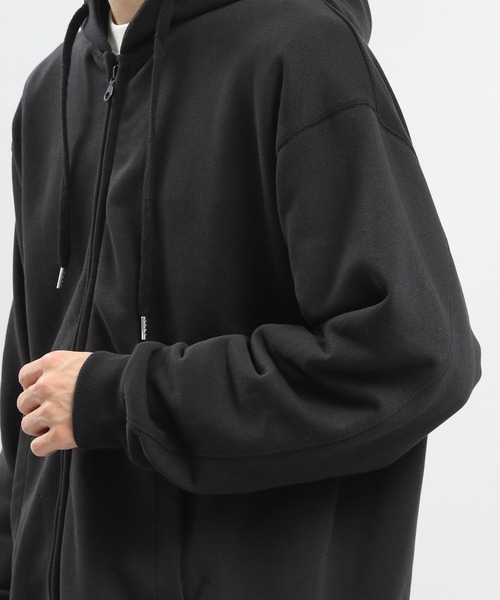 GLOBAL WORK Smile Seed Store(グローバルワーク スマイルシードストア)の「ドライ裏毛ジップパーカー/984043(パーカー・メンズ・グレー/ネイビー/ブラック・SMALL/MEDIUM/X-LARGE/LARGE)」の4枚目の写真