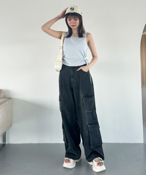 Heather（ヘザー）の「ボリュームソールベルトサンダル　996676（サンダル・レディース・アイボリー/ブラック・M/L）」の11枚目の写真