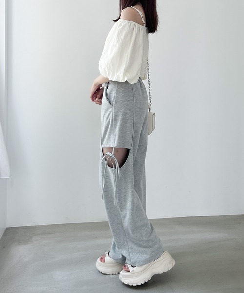 Heather（ヘザー）の「ボリュームソールベルトサンダル　996676（サンダル・レディース・アイボリー/ブラック・M/L）」の3枚目の写真