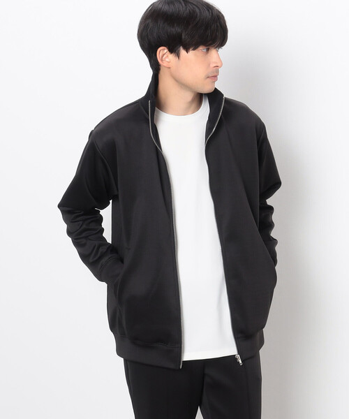 COMME CA ISM(コムサイズム)の「【セットアップ対応】ファンクショナルジャージ ジップアップブルゾン(ブルゾン・メンズ・チャコール/ブラック・M/L)」の5枚目の写真