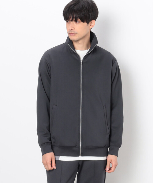 COMME CA ISM(コムサイズム)の「【セットアップ対応】ファンクショナルジャージ ジップアップブルゾン(ブルゾン・メンズ・チャコール/ブラック・M/L)」の10枚目の写真