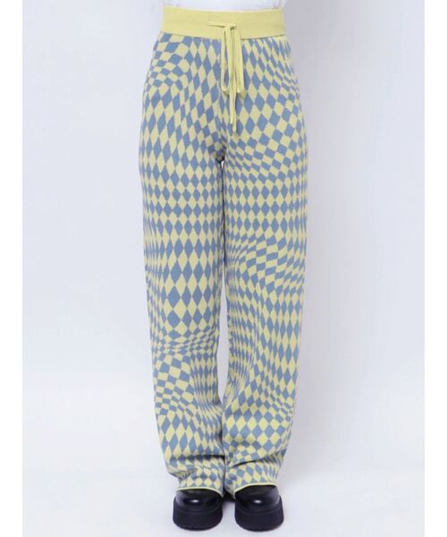 jouetie（ジュエティ）の「ジャカードニットパンツ（その他パンツ・レディース・イエロー/ピンク/ブラック・MEDIUM）」の14枚目の写真