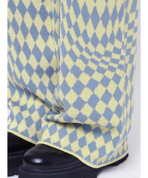 jouetie（ジュエティ）の「ジャカードニットパンツ（その他パンツ・レディース・イエロー/ピンク/ブラック・MEDIUM）」の18枚目の写真