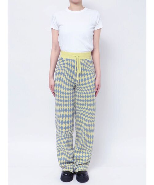 jouetie（ジュエティ）の「ジャカードニットパンツ（その他パンツ・レディース・イエロー/ピンク/ブラック・MEDIUM）」の20枚目の写真