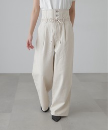 FREE'S MART | ウエスト折り返し2WAYタックワイドデニム(デニムパンツ)