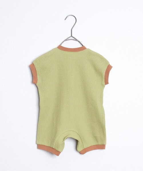 p.premier(ピードットプルミエ)の「イロチ買いしたいシンプルリブロンパース(ロンパース・キッズ・ブルー/グレー/アイボリー/ブラウン/グリーン/ピンク・60/70/80)」の18枚目の写真