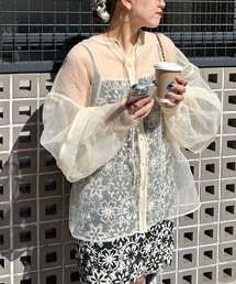 archives | 〈limited〉SHEER 2WAY BLOUSE(シャツ/ブラウス)
