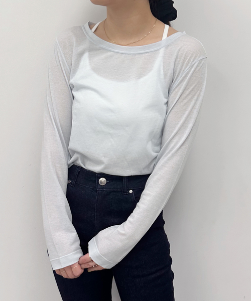C/NYシアートップス（Tシャツ/カットソー）｜U by SPICK&SPAN