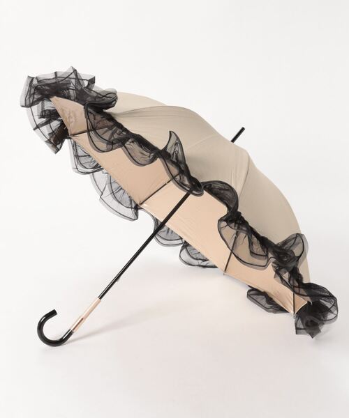 美品✨CELINE マカダム フリル 日傘 長傘 トリオンフ ムーンバット 黒金 美品✨CELINE マカダム フリル 日傘 長傘 トリオンフ ムーン