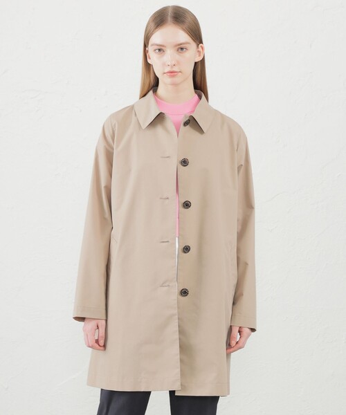 MACKINTOSH PHILOSOPHY(マッキントッシュ フィロソフィー)の「【MORAY(マレー)】(ステンカラーコート・レディース・ダークネイビー/ホワイト系その他/カーキ/ベージュ・40/38/36)」の3枚目の写真