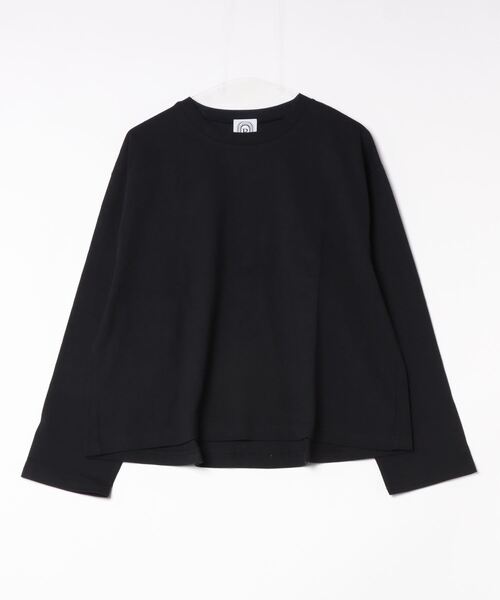BEAVER(ビーバー)の「B omnivore/ビーオムニボー フレアクロップドTEE(Tシャツ/カットソー・レディース・パープル/ホワイト/ブラック・F)」の3枚目の写真
