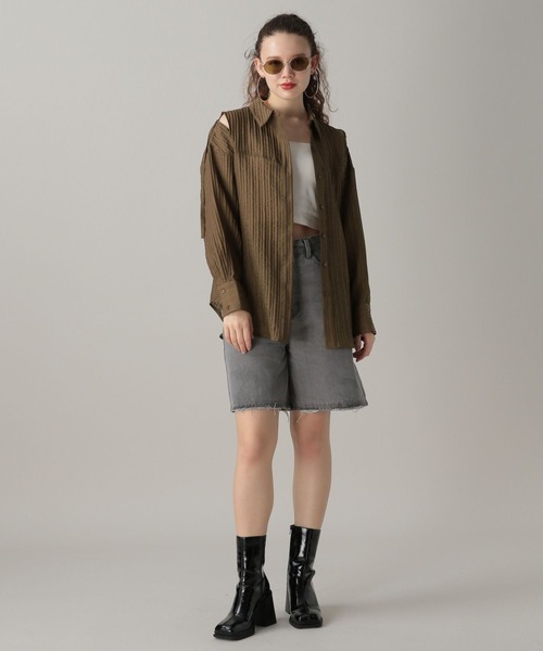 FOREVER 21（フォーエバー トゥエンティーワン）の「【2024SS】デニムハーフパンツ（デニムパンツ・レディース・ブラック/ブルー・SMALL/MEDIUM）」の17枚目の写真