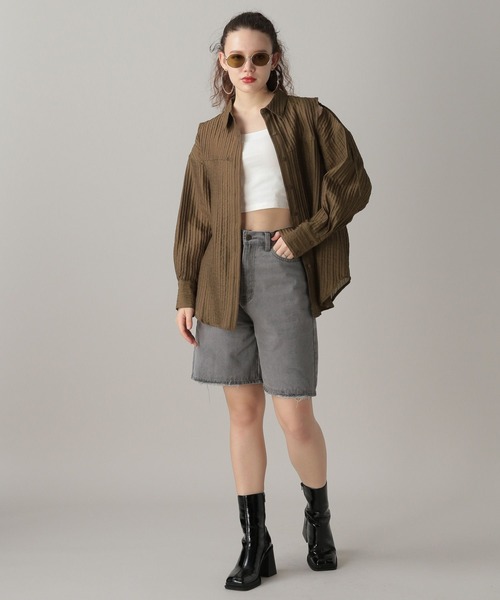 FOREVER 21（フォーエバー トゥエンティーワン）の「【2024SS】デニムハーフパンツ（デニムパンツ・レディース・ブラック/ブルー・SMALL/MEDIUM）」の18枚目の写真