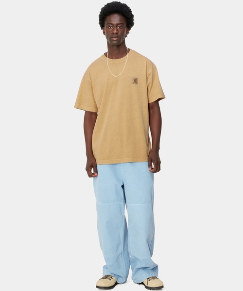 Carhartt WIP（カーハートダブリューアイピー）の「Carhartt WIP/カーハートダブリューアイピー S/S NELSON T-SHIRT 半袖Ｔシャツ ルーズフィット I029949（Tシャツ/カットソー・メンズ・ベージュ/ダークブルー/チャコール/グレー・M/L/XL）」の14枚目の写真