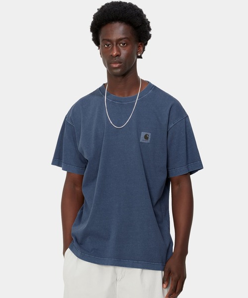 Carhartt WIP（カーハートダブリューアイピー）の「Carhartt WIP/カーハートダブリューアイピー S/S NELSON T-SHIRT 半袖Ｔシャツ ルーズフィット I029949（Tシャツ/カットソー・メンズ・ベージュ/ダークブルー/チャコール/グレー・M/L/XL）」の17枚目の写真