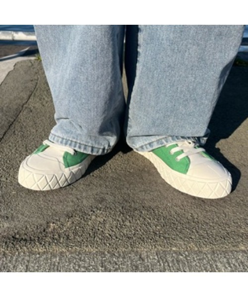 PALLADIUM（パラディウム）の「PALLADIUM/パラディウム PALLA ACE CHUKKA ORG（スニーカー・メンズ・ホワイト/グリーン/ブラック/ピンク/レッド/エメラルド・23cm/23.5cm/24cm/24.5cm/25cm/25.5cm/26cm/26.5cm/27cm/27.5cm/28cm/22.5cm/29cm）」の9枚目の写真