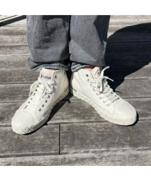 PALLADIUM（パラディウム）の「PALLADIUM/パラディウム PALLA ACE CHUKKA ORG（スニーカー・メンズ・ホワイト/グリーン/ブラック/ピンク/レッド/エメラルド・23cm/23.5cm/24cm/24.5cm/25cm/25.5cm/26cm/26.5cm/27cm/27.5cm/28cm/22.5cm/29cm）」の11枚目の写真