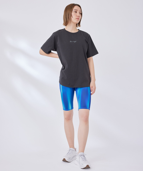 NERGY（ナージー）の「【skin wear】UV & 水陸両用 &保湿 CREORAバイカーパンツ（レギンス/スパッツ・レディース・ブラック/ブルー・M/S）」の9枚目の写真