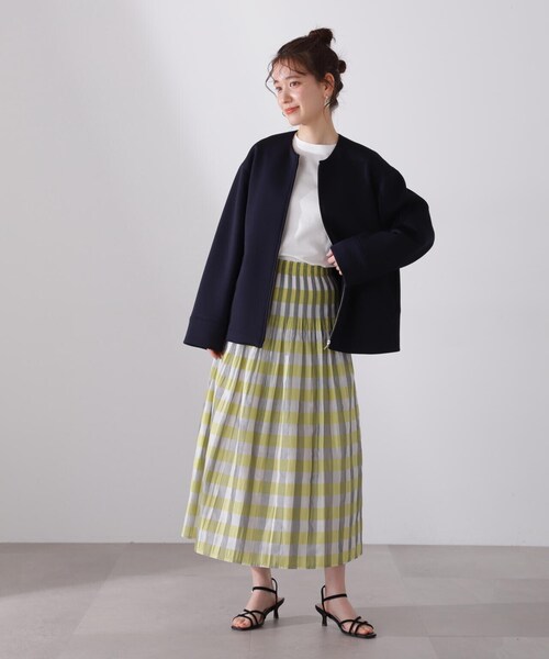 N.（N. Natural Beauty Basic）（エヌエヌナチュラルビューティーベーシック）の「◆シルケットクルーネックＴシャツ（Tシャツ/カットソー・レディース・ベージュ/パープル/ブラック/オフホワイト・MEDIUM）」の19枚目の写真