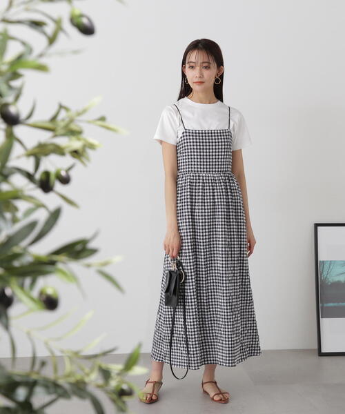 N.（N. Natural Beauty Basic）（エヌエヌナチュラルビューティーベーシック）の「◆シルケットクルーネックＴシャツ（Tシャツ/カットソー・レディース・ベージュ/パープル/ブラック/オフホワイト・MEDIUM）」の22枚目の写真