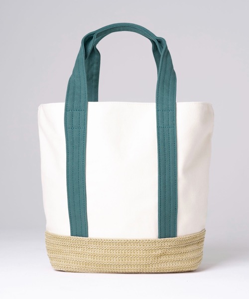 FILA（フィラ）の「FILA フィラ ×PEANUTS ピーナッツ SNOOPY スヌーピー コラボ キャンパス カゴ 巾着 トートバッグ（トートバッグ・レディース・ネイビー/ベージュ/グリーン・FREE）」の6枚目の写真