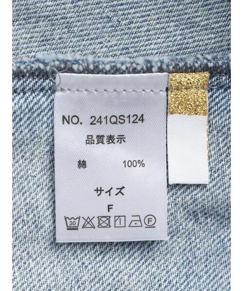 CRAFT STANDARD BOUTIQUE(クラフトスタンダードブティック)の「デニムギャザーヨークブラウス(シャツ/ブラウス・レディース・インディゴブルー/サックスブルー・FREE)」の4枚目の写真