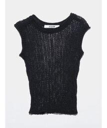 【VEQUM】MESH KNIT TANKTOP