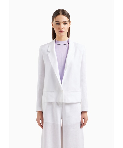 ARMANI EXCHANGE アルマーニ コットン×リネン ジャケット ブルゾン 濃い紺 メンズL 大きめ 良品綺麗 ジーンズ 「A|X アルマーニ エクスチェンジ」コットンリネンデニム ハーフパンツ_J91 BAGGY SHORT メンズ