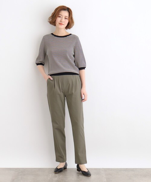 grove（グローブ）の「◆【高身長さん向け＋5cm】＜接触冷感・多サイズ＞サマーハイパーストレッチテーパードパンツ（その他パンツ・レディース・ブラック/カーキ/ブラック系1/ベージュ/ネイビー/ライトグレー系7・02/03/04/05）」の12枚目の写真