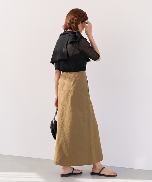 IENA(イエナ)の「FILMY COTTON プルオーバー(ニット/セーター・レディース・ブラック/ピンク系その他/ホワイト・FREE)」の14枚目の写真