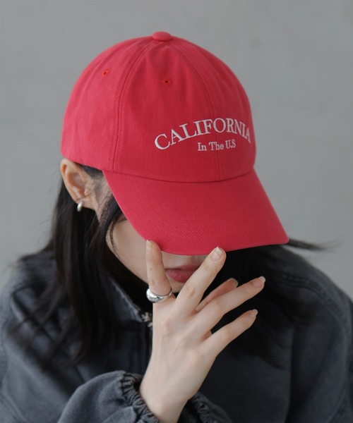 LIAN（リアン）の「CAロゴキャップ（キャップ・レディース・ブラック/ブルー/アイボリー/レッド・FREE）」の4枚目の写真