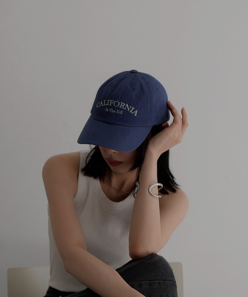 LIAN（リアン）の「CAロゴキャップ（キャップ・レディース・ブラック/ブルー/アイボリー/レッド・FREE）」の3枚目の写真