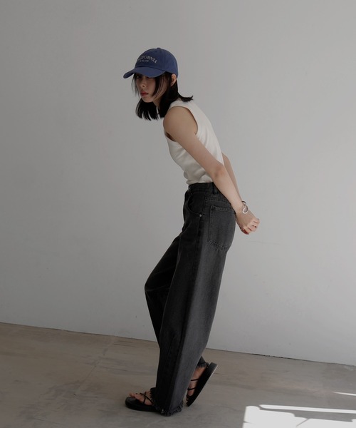 LIAN（リアン）の「CAロゴキャップ（キャップ・レディース・ブラック/ブルー/アイボリー/レッド・FREE）」の12枚目の写真