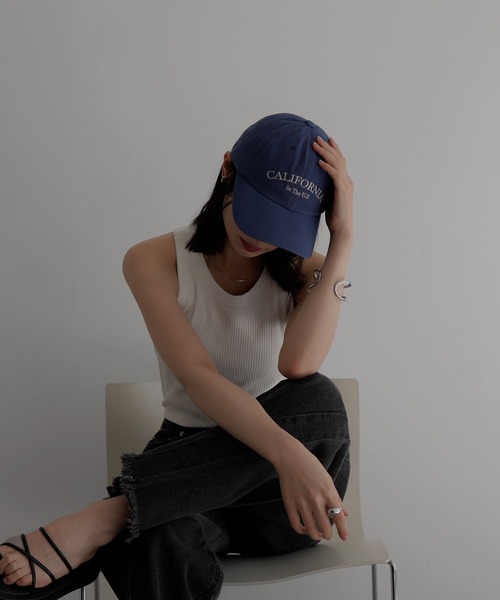 LIAN（リアン）の「CAロゴキャップ（キャップ・レディース・ブラック/ブルー/アイボリー/レッド・FREE）」の14枚目の写真