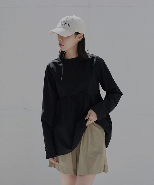 LIAN（リアン）の「CAロゴキャップ（キャップ・レディース・ブラック/ブルー/アイボリー/レッド・FREE）」の7枚目の写真