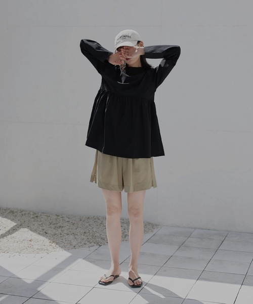 LIAN（リアン）の「CAロゴキャップ（キャップ・レディース・ブラック/ブルー/アイボリー/レッド・FREE）」の9枚目の写真