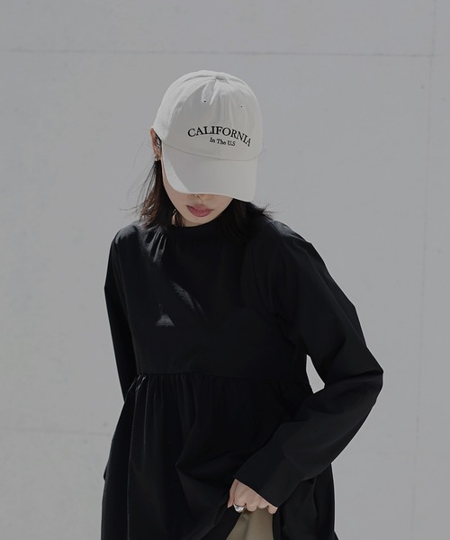 LIAN（リアン）の「CAロゴキャップ（キャップ・レディース・ブラック/ブルー/アイボリー/レッド・FREE）」の10枚目の写真