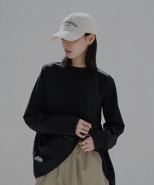 LIAN（リアン）の「CAロゴキャップ（キャップ・レディース・ブラック/ブルー/アイボリー/レッド・FREE）」の11枚目の写真